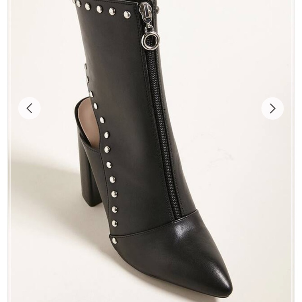 Studded ankle boots